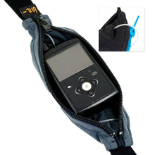 Load image into Gallery viewer, Spibelt Diabetic belt for insulin pump anthracite open