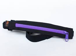 Spibelt Performance Running Belt Purple Zip
