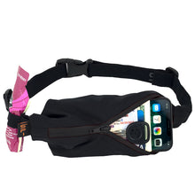 Load image into Gallery viewer, Spibelt Performance Running Belt Black Zip
