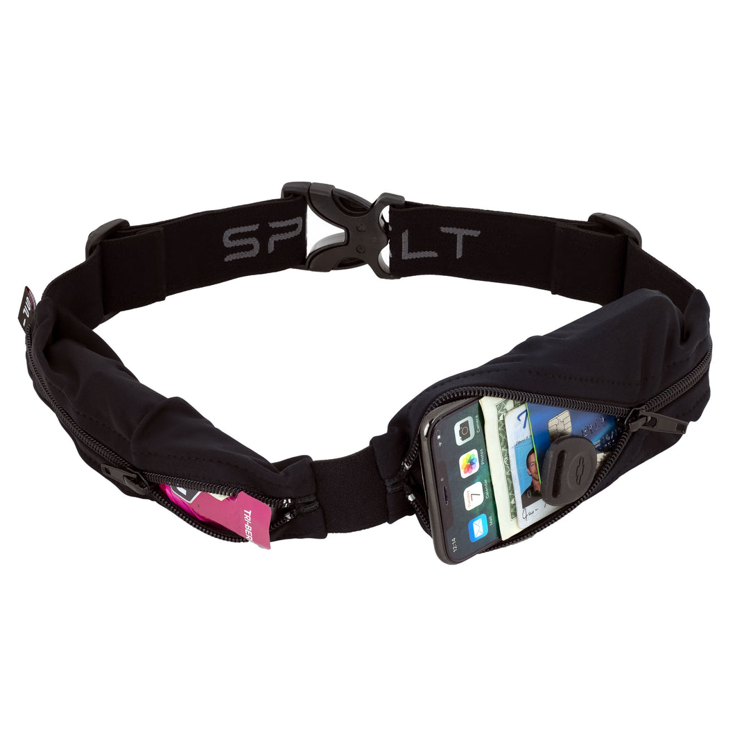 Spibelt Double Pocket PRO running belt Black