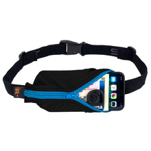 Load image into Gallery viewer, Spibelt Large Pocket Black with Turquoise Zip
