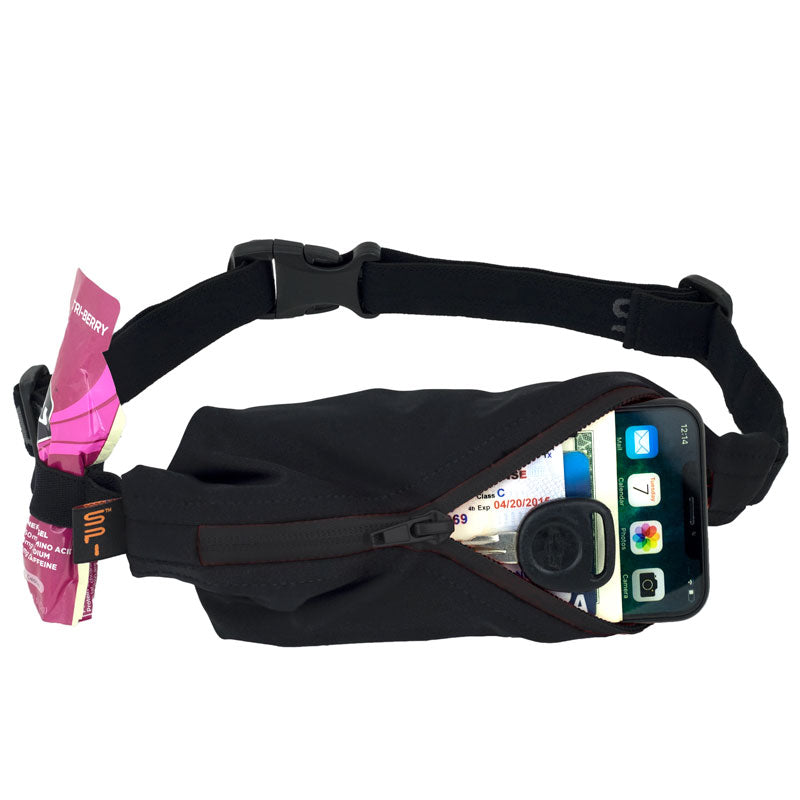Spibelt Performance Running Belt Black Zip