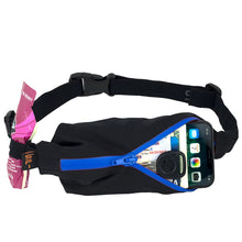 Load image into Gallery viewer, Spibelt Performance Running Belt Blue Zip
