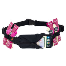 Load image into Gallery viewer, Spibelt Energy Running Belt with 6 Energy Gel loops Black
